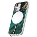 iPhone 16 Pro Max Emerald Lagoon Black Impact Phone Case