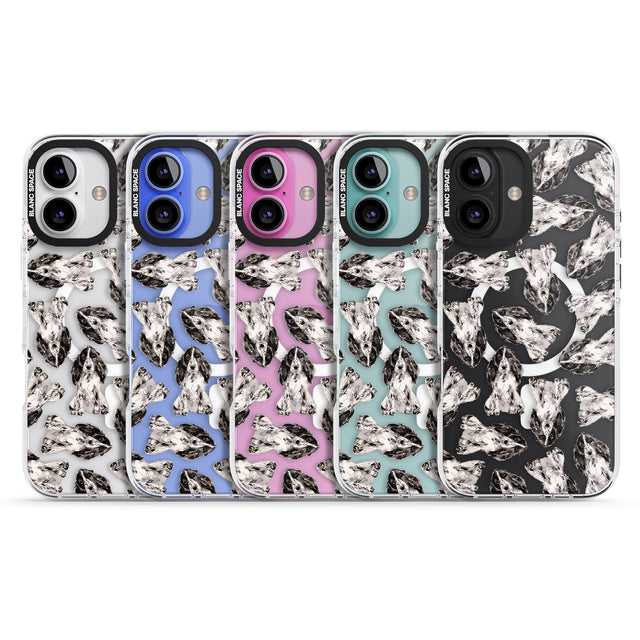 iPhone 16 Pro Max Cocker Spaniel (Black) Watercolour Dog Pattern Black Impact Phone Case