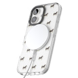 iPhone 16 Pro Max Alaskan Malamute Dog Pattern Clear Black Impact Phone Case