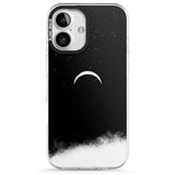 iPhone 16 Pro Max Upside Down Crescent Moon Black Impact Phone Case