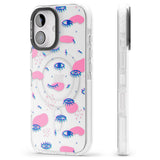 iPhone 16 Pro Max Pink Eye Blotches Black Impact Phone Case