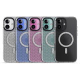 iPhone 16 Pro Max Abstract Lines: Scalloped Pattern Black Impact Phone Case