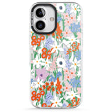 iPhone 16 Pro Max Springtime Meadow: Transparent Black Impact Phone Case