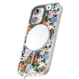 iPhone 16 Pro Max Springtime Meadow: Solid Black Impact Phone Case