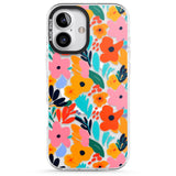 iPhone 16 Pro Max Floral Fiesta Black Impact Phone Case