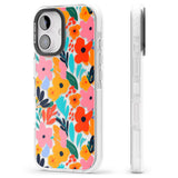 iPhone 16 Pro Max Floral Fiesta Black Impact Phone Case