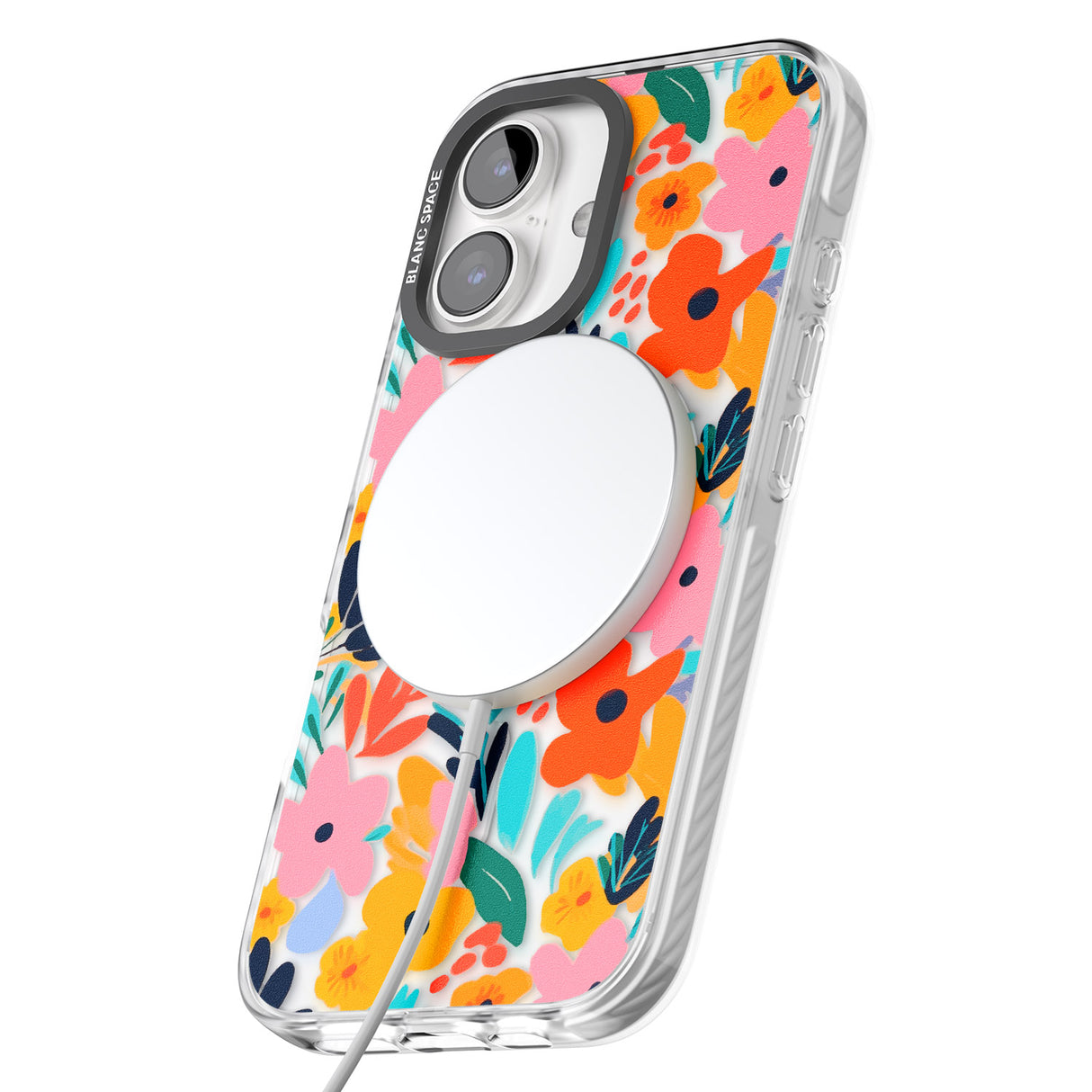 iPhone 16 Pro Max Floral Fiesta Black Impact Phone Case