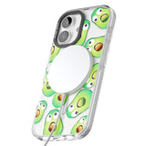 iPhone 16 Pro Max Shocked Avocados Black Impact Phone Case