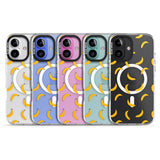 iPhone 16 Pro Max Banana Pattern Black Impact Phone Case