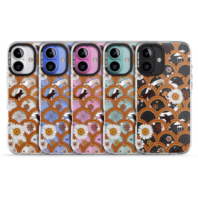 iPhone 16 Pro Max Halloween Rainbows Black Impact Phone Case