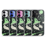 iPhone 16 Pro Max Astrology Witch Pattern Black Impact Phone Case