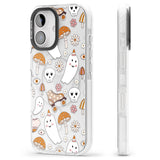 Cute Ghost and Skulls Pattern Impact Magsafe Phone Case for iPhone 16, iPhone 16 Plus