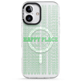 iPhone 16 Pro Max Happy Place (Green) Clear Impact Phone Case + Magsafe