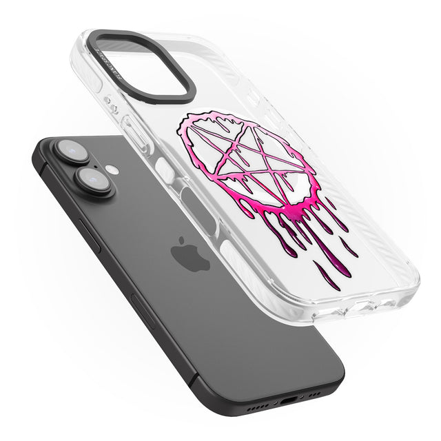 iPhone 16 Pro Max Pentagram of Blood Black Impact Phone Case