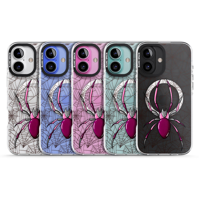 iPhone 16 Pro Max Arachnophobia Black Impact Phone Case