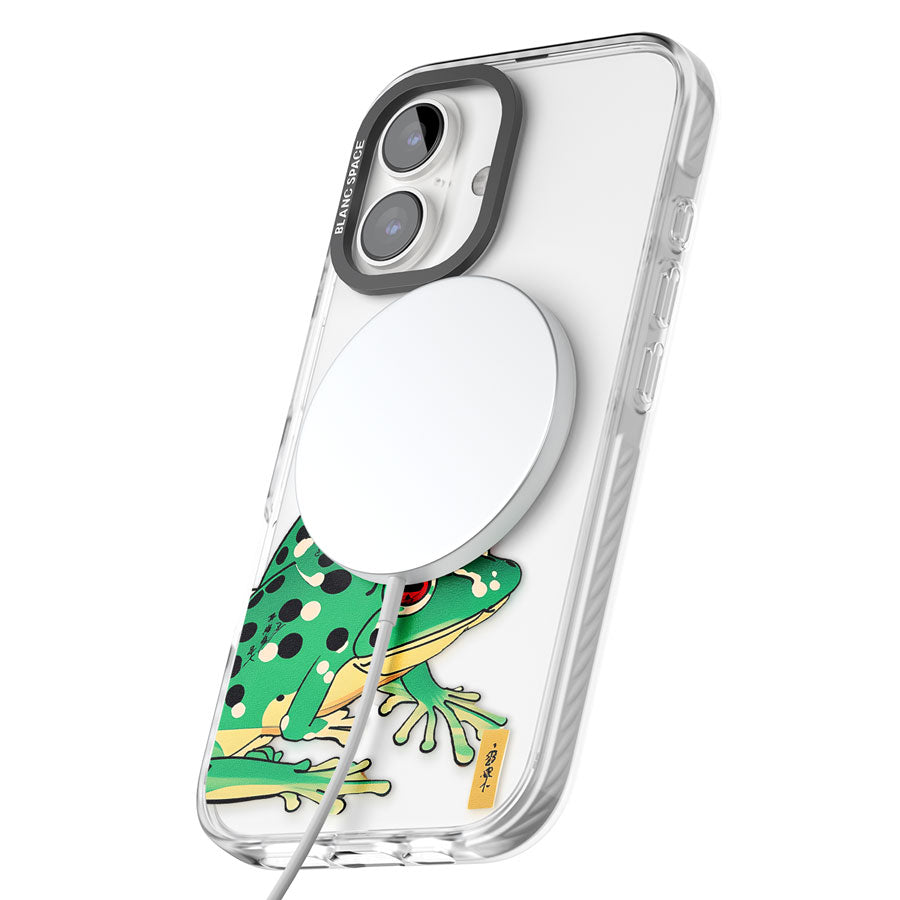 Matsumoto Hoji Frog Green Impact Magsafe Phone Case for iPhone 16, iPhone 16 Plus