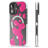 iPhone 16 Pro Max Pink Lava Lamp Black Impact Phone Case