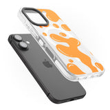 iPhone 16 Pro Max Orange Lava Lamp Black Impact Phone Case