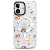 iPhone 16 Pro Max Cats with Toys - Clear Black Impact Phone Case