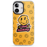 iPhone 16 Pro Max I feel nothing Black Impact Phone Case