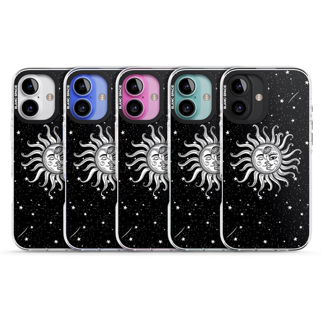 iPhone 16 Pro Max Mystic Sun Moon Black Impact Phone Case