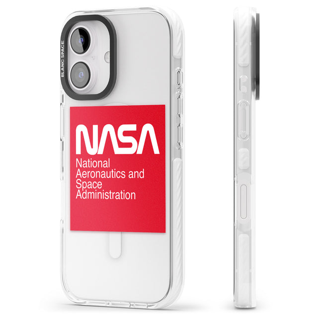 iPhone 16 Pro Max NASA The Worm Box Black Impact Phone Case