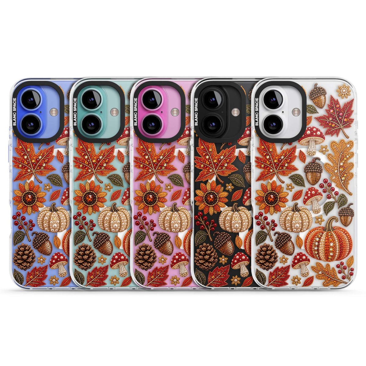 Beaded Autumn iPhone case | Impact Magsafe case for iPhone 16, iPhone 16 Plus