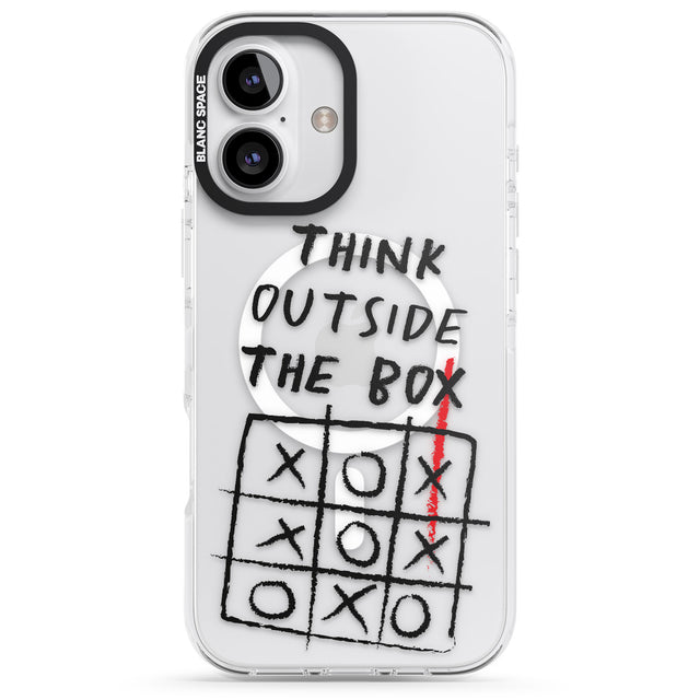 iPhone 16 Pro Max Think Outside the Box Black Impact Phone Case