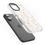 iPhone 16 Pro Max Paws & Hearts Pattern (Clear) Black Impact Phone Case