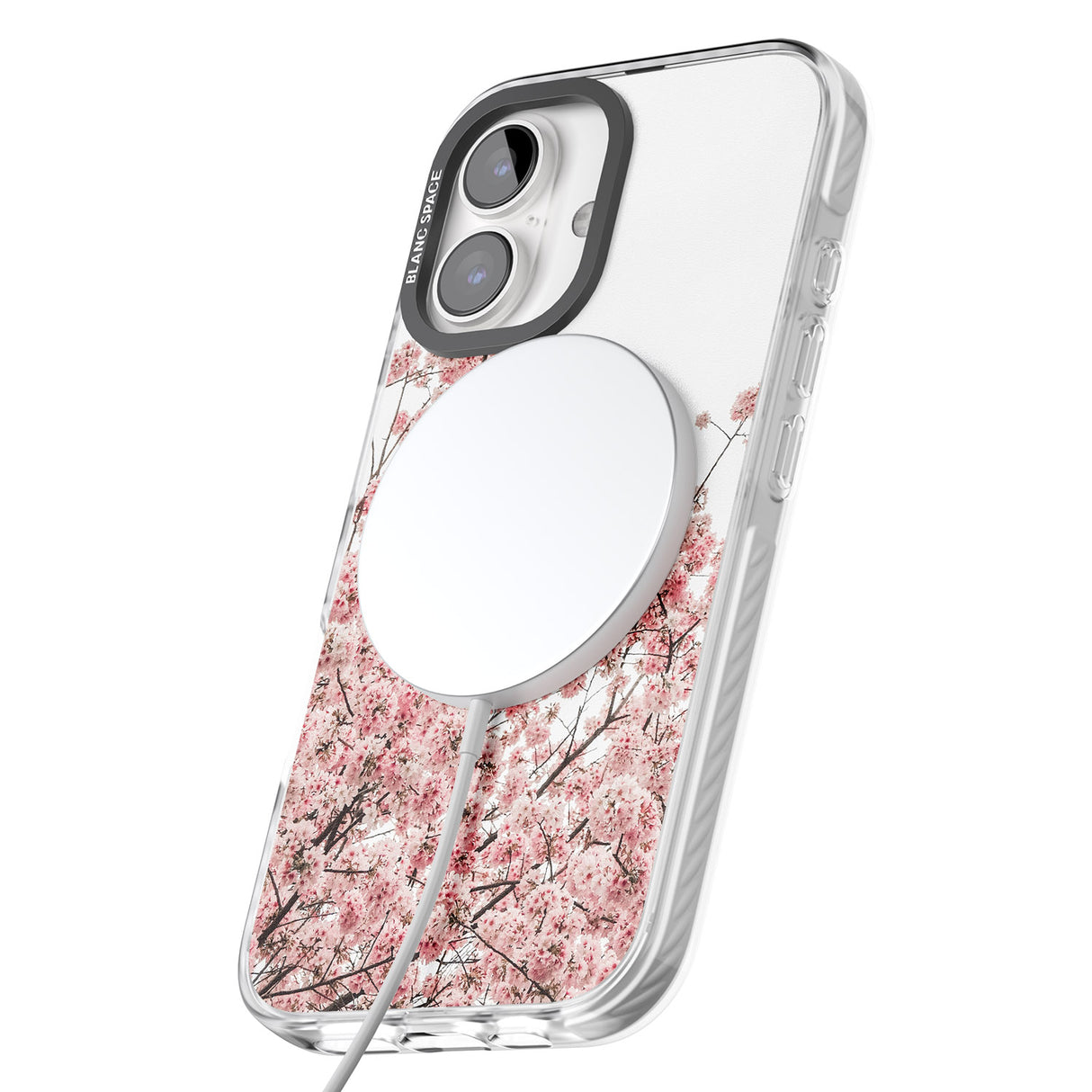 iPhone 16 Pro Max Cherry Blossoms - Real Floral Photographs Black Impact Phone Case