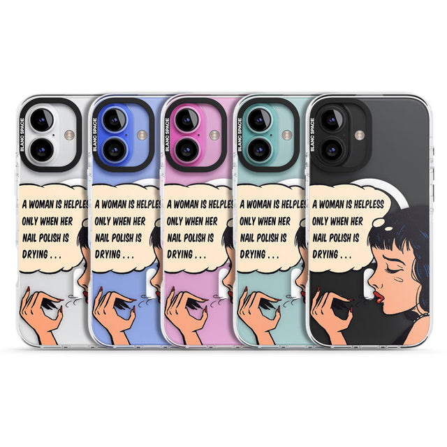 Drying Nails - Pop Art Impact Magsafe Phone Case for iPhone 16, iPhone 16 Plus