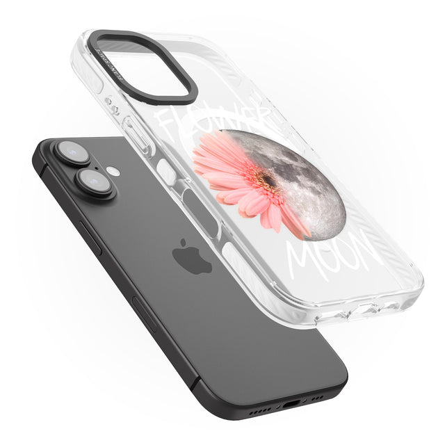 iPhone 16 Flower Moon Clear Impact Phone Case