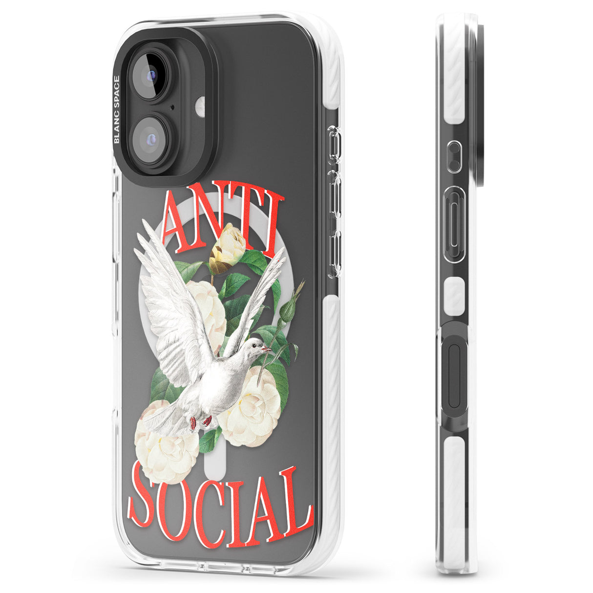 iPhone 16 Anti-Social Clear Impact Phone Case