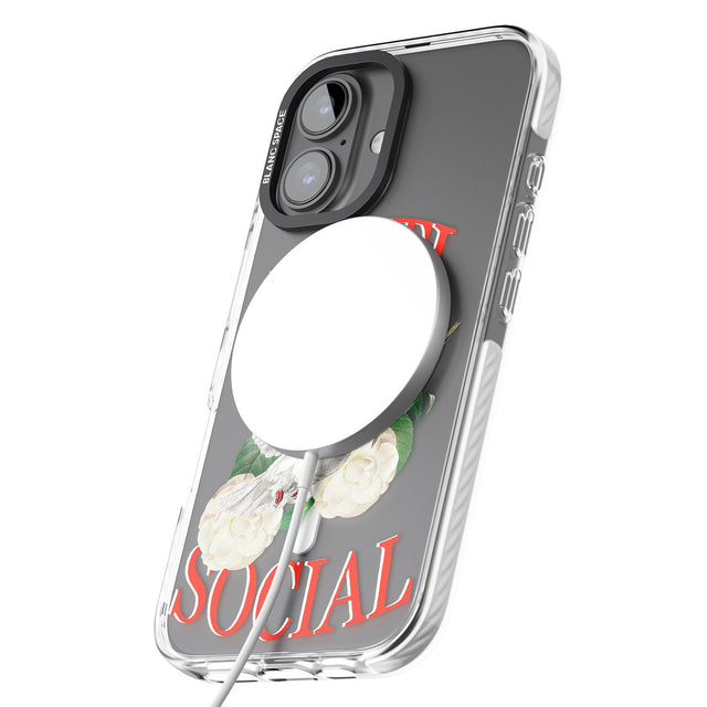 iPhone 16 Anti-Social Clear Impact Phone Case