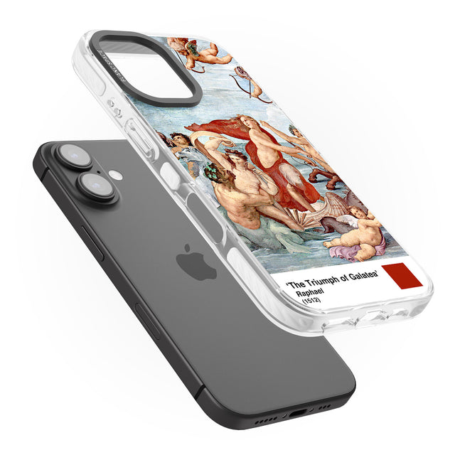 iPhone 16 Pro Max The Triumph of Galatea Black Impact Phone Case