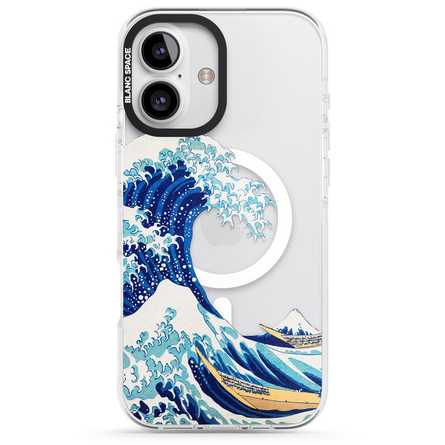 iPhone 16 Pro Max The Great Wave of Kanagawa Black Impact Phone Case