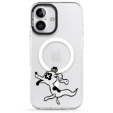 iPhone 16 Pro Max Dog Spirit Black Impact Phone Case