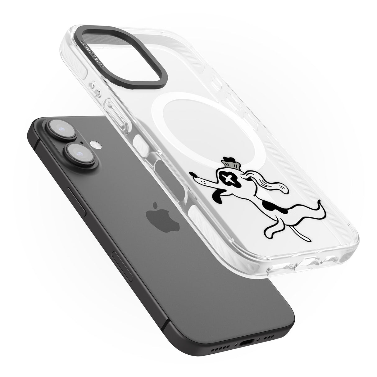 iPhone 16 Pro Max Dog Spirit Black Impact Phone Case