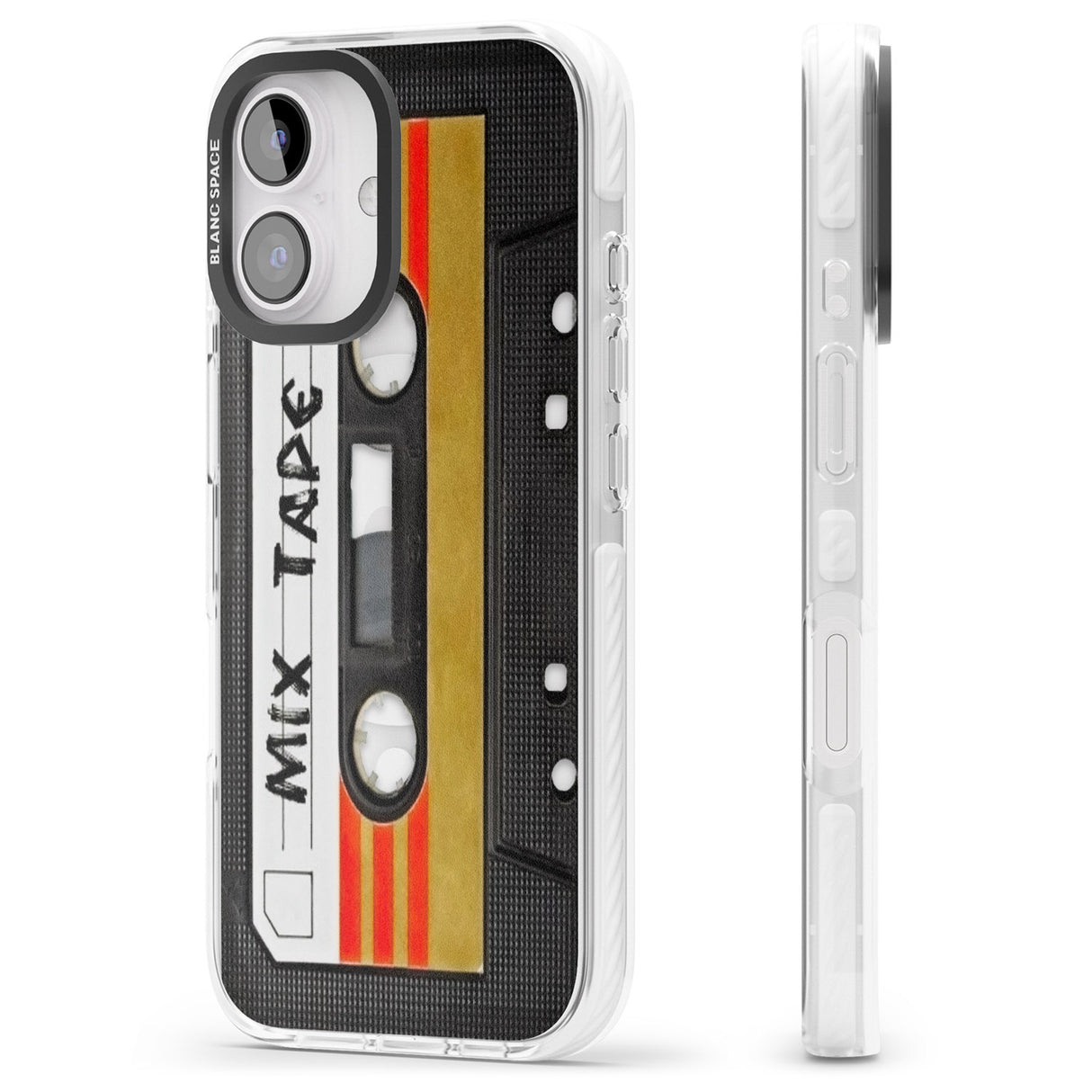 iPhone 16 Pro Max Retro Mix Tape Black Impact Phone Case