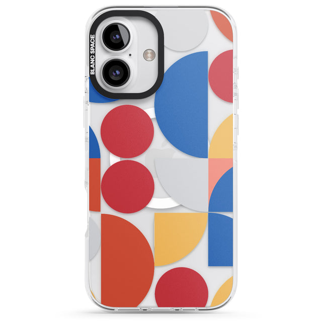 iPhone 16 Pro Max Abstract Colourful Mix Black Impact Phone Case