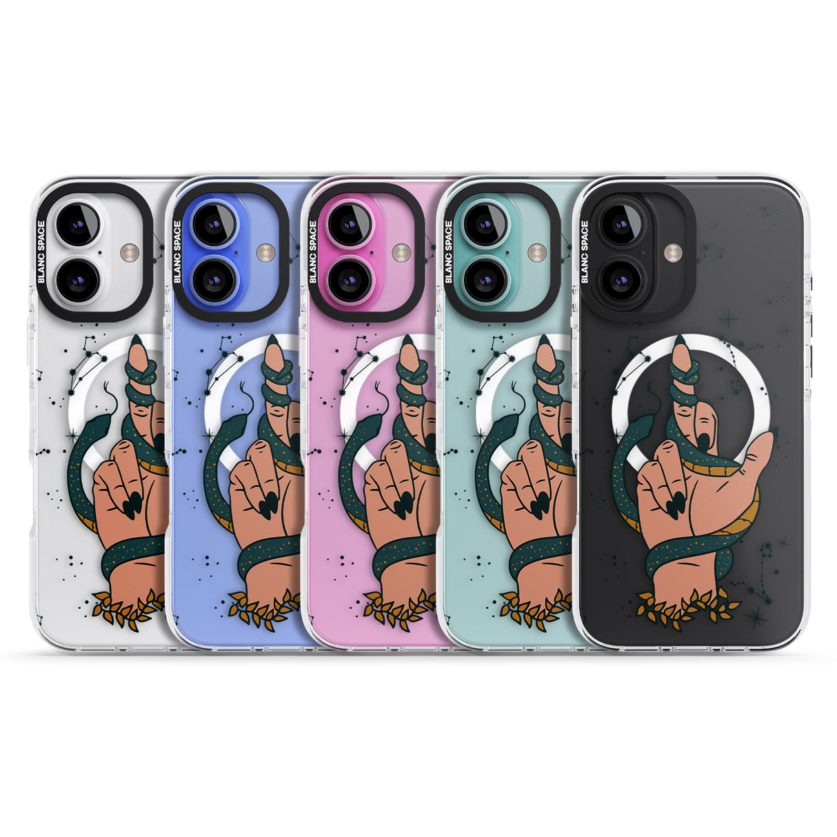 iPhone 16 Pro Max Snakes, Stars and Cynicism Black Impact Phone Case