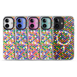 iPhone 16 Pro Max Multicolour Polka-dot Fiesta Black Impact Phone Case