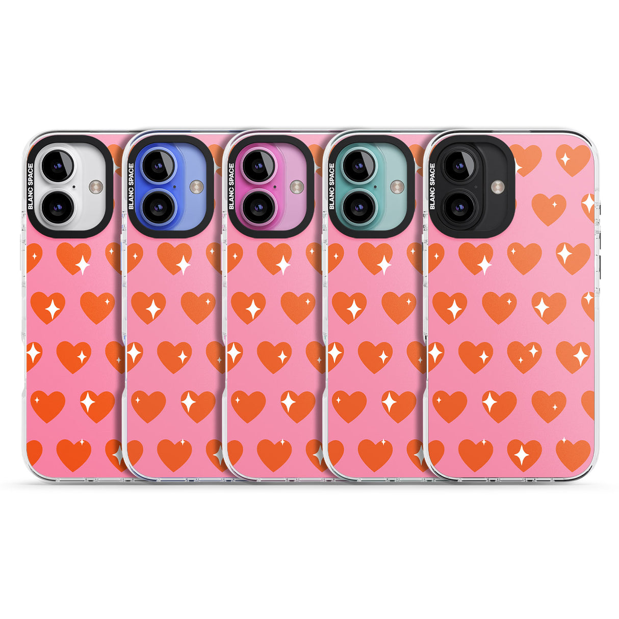 iPhone 16 Pro Max Sweet Hearts (Sunset) Black Impact Phone Case