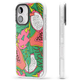 iPhone 16 Pro Max Psychedelic Salad Black Impact Phone Case