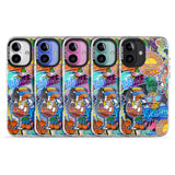 iPhone 16 Pro Max Tropical Vibes Collage Black Impact Phone Case