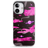 iPhone 16 Pro Max Pink Galaxy Black Impact Phone Case