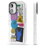 iPhone 16 Pro Max No Bad Vibes Sticker Mix Black Impact Phone Case