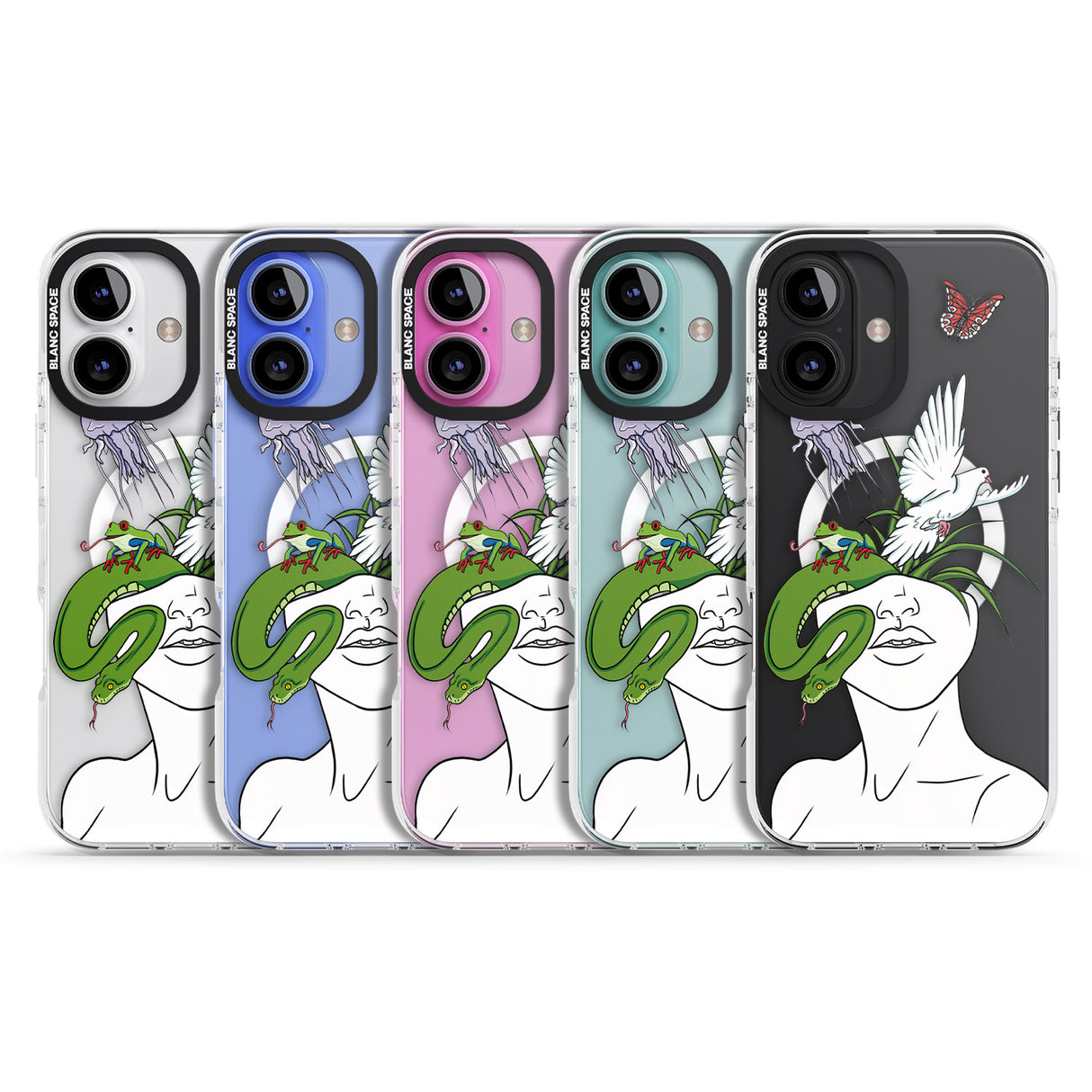 iPhone 16 Pro Max Wild Thoughts Black Impact Phone Case