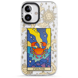 iPhone 16 Pro Max Celestial Zodiac - Cancer Black Impact Phone Case + Magsafe