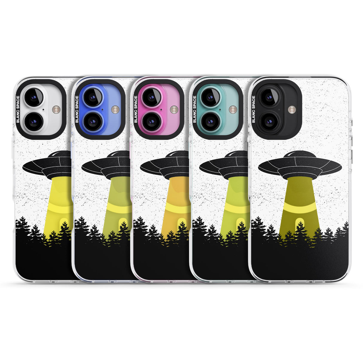 iPhone 16 Pro Max Alien Abduction Black Impact Phone Case